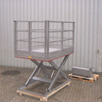 Stainless steel working platform for Off-Shore rig