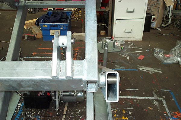 Galvanised scissor lift table (Section 1)