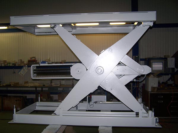 Electric screw jack operated lift table (Section 1)