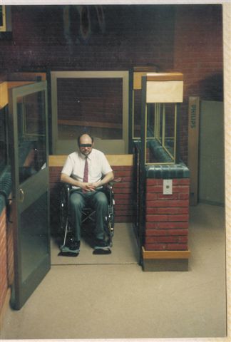 Mobility impaired wheelchair and goods lift (Section 1)